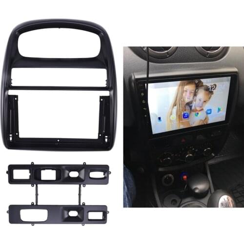 2Din Car DVD Frame o Fitting Adaptor Dash Trim Kits Fascia Panel 9 Inch for Renault Duster 2010-2014