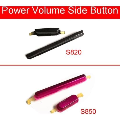 Volume + Power Side Buttons For Lenovo Ideaphone Lephone S820 S850 S850T Power Volume Control Switch Side Keypad Replacement