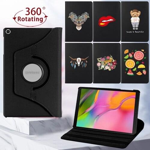 Tablet Case for Samsung Galaxy Tab S6 Lite P610/Tab A 10.1 T510/Tab A7 360 Degree Rotating Cover Case + Free Stylus