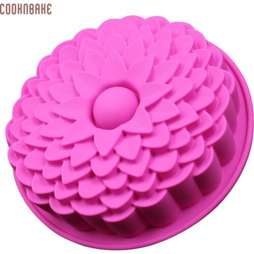 COOKNBAKE DIY Silicone Cake Mold DIY Bread Mold Sunflower Shape Birthday Cake Mold CDSM-103