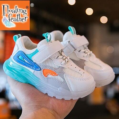 Size 21-30 Children Soft Sole Running Sneakers Boys Girls Kids Non-slip Breathable Mesh Shoes Baby Light Casual Toddler Shoes