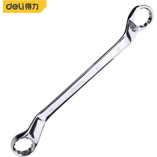 Deli Mirror Double Box Wrench 36x41mmHandle Snap Ring Hand Wire stripper Nippers Multipurpose kits electric tools multi-function