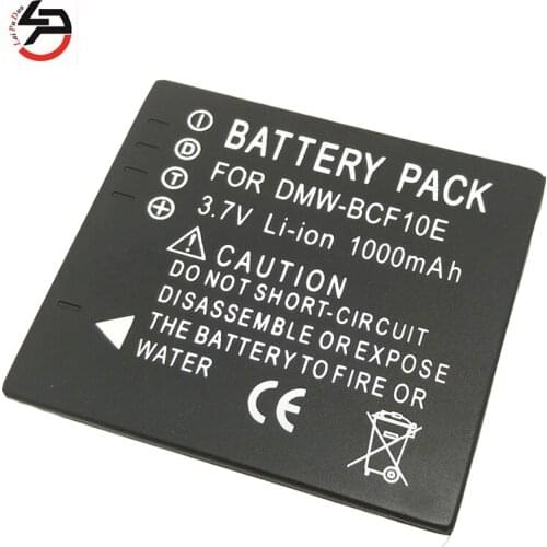 Laipuduo Battery for Panasonic Camera CGA-S/106C CGA-S/106D CGA-S/106B DE-A59B DE-A60B DMW-BCF10E DMW BCF10E DMWBCF10E DMC-F2