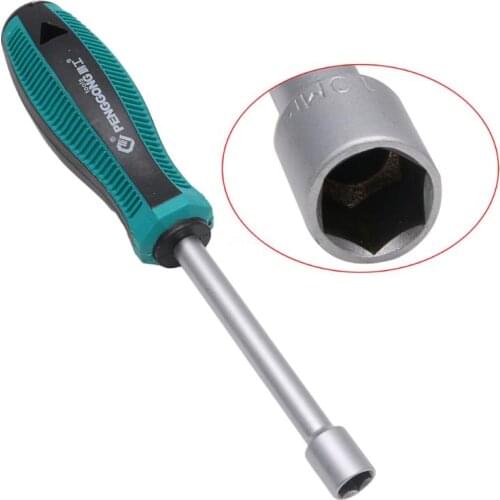 OOTDTY Metal Socket Driver Wrench Screwdriver Hex Nut Key Nutdriver Hand Tool 13mm