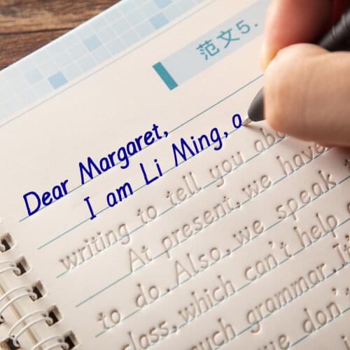 3 Set english book Reusable Copybook For Calligraphy Learn Alphabet Children Handwriting Practice Books Baby Libros Toy For Kid