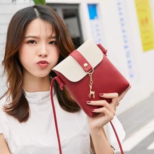 Fashion New Messenger Bag Mini Mobile Phone Bag Lady Shoulder bag Mini Zero Wallet Cute Money Bag Key Coin Purse