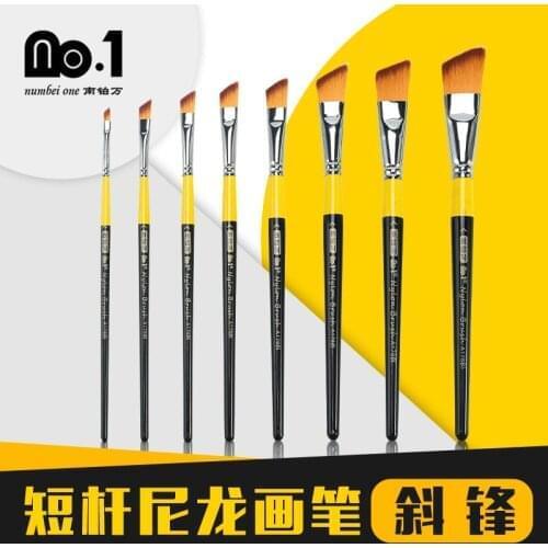 NO.1 Artist Drawing Paint Wooden Handle 1Pcs Multi-Function Watercolor/Oil Painting /Gouache/Makeup Brushes for Art Supplies