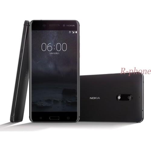 Nokia 6 Original Refurbished Nokia 6 LTE 4G 16MP Mobile Phone Android 7 Octa Core 5.5'' 4G RAM 32G ROM Unlocked Phone Nokia6