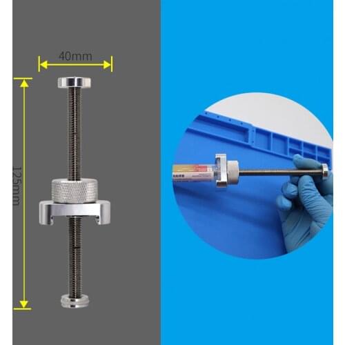 Aluminum Alloy Rotary UV Solder Mask Ink Booster Green Oil Needle Barrel Booster Welding Flux Plunger Dispenser for PCB Repair
