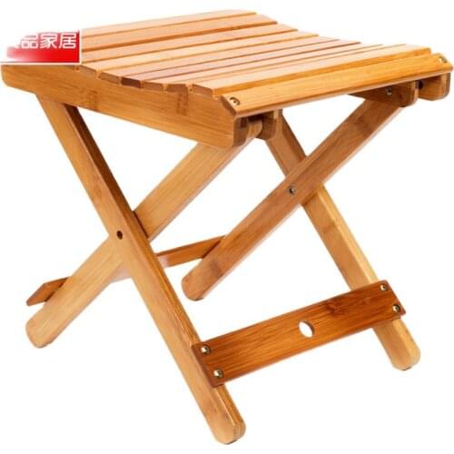 Aipin Nanzhu Folding Bench Portable Outdoor Mazar Fishing Chair Small Bench Creative Bench Square Bench Household