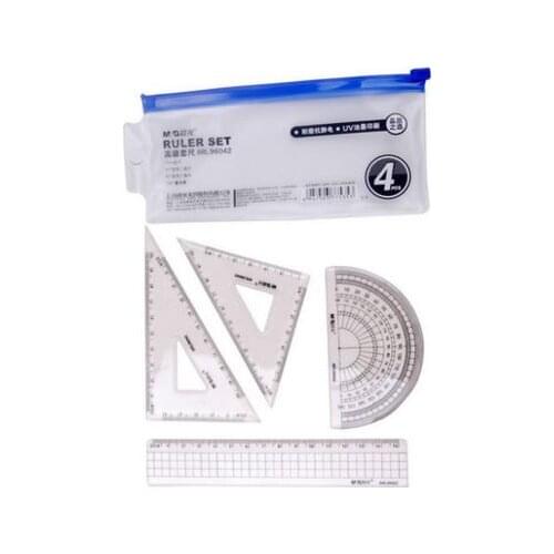 M&G Special Sets Foot ExamTriangle Ruler Ruler Protractor Set Square