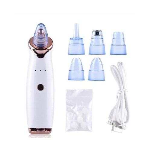 Microdermabrasion Blackhead Remover Vacuum Suction Face Pimple Acne Extractor Facial Pores Cleaner Skin Care Tools
