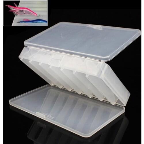 21 x 11.5 x 3.6cm Double Side 14 Compartments Multi-function Fishing Tackle Box for Minnow Shrimp Bait Metal Spoon Lure Storage