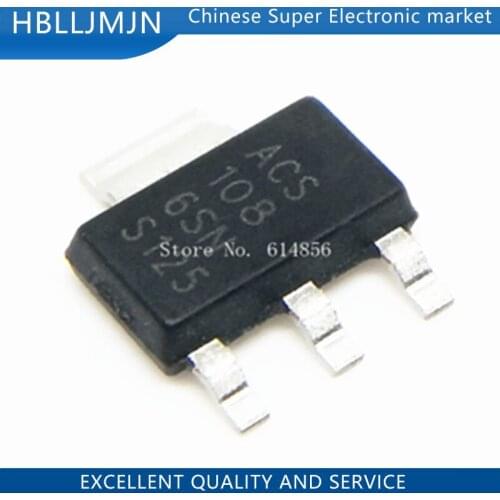 10PCS ACS108-6SN-TR IC AC SWITCH 0.8A 600V SOT-223 ACS108-6SN ACS108 108-6S
