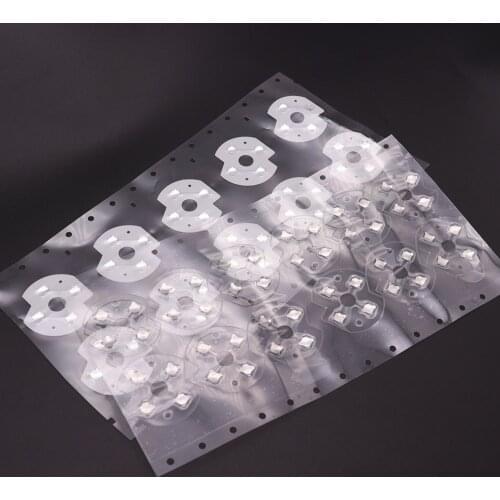 50PCS Conductive Film Sticker For Xbox One S Controller Replacement D-Pad Button Metal Dome Switch Pad