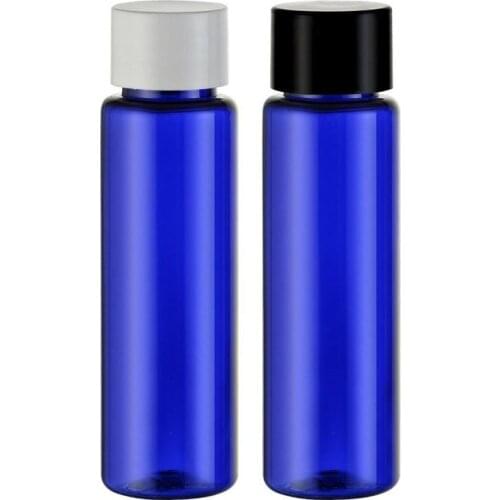 50 x 30ml Cobalt Blue PET Bottle With Insert,1oz Plastic Cream Bottle, Cosmetic Packaging, Container