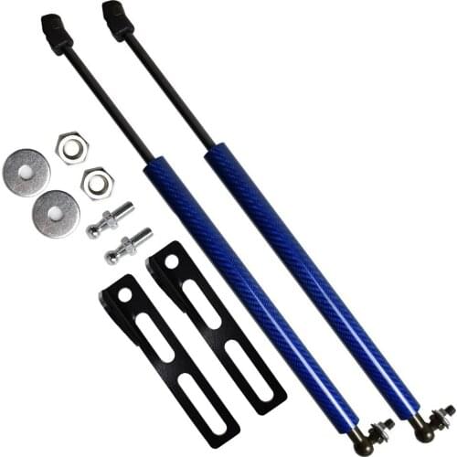 Lift Support Shock Damper for Toyota vios 2002-2007 Front Hood Bonnet Modify Gas Struts Absorber Carbon Fiber