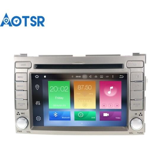 Aotsr Android 8.0 GPS Navigation Car DVD Player For Hyundai I20 2008-2013 Car Radio Stereo Multimedia Double Din Radio Recorder
