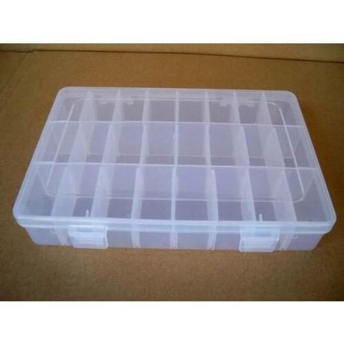 Free shipping 24 grids storage box for hama beads perler beads iron beads jewelry beads wholesale and retail