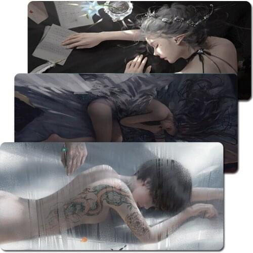 Large Mouse Pad Gaming 3D Desk Mats Pad To Mouse Notbook Computer Mousepad PC Gaming Padmouse Gamer Laptop 80x30cm Mouse Mats