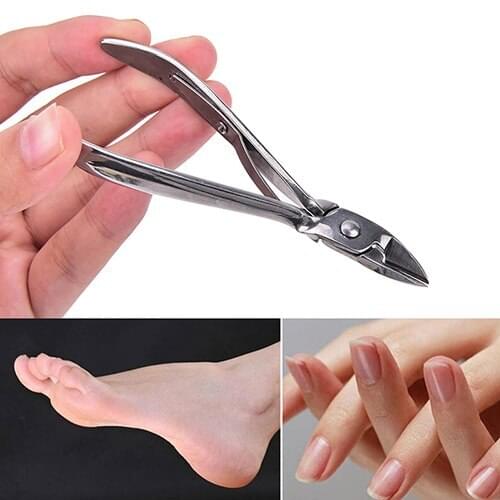 Big Stainless Steel Nail Cuticle Scissor Toe Nail Ingrown Cuticle Nipper Pedicure Dead Skin Cutter