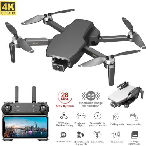 L108 GPS 5G WIFI Brushless RC Drone with 4K 120° Wide Angle HD Camera Foldable Quadcopter RC Helicopters