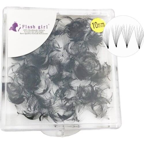 Flash Girl 1000pcs Fan eyelashes hot-selling premade fans 8D 10mm eyelashes lashes