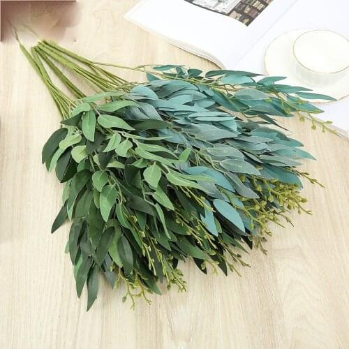 Simulation Willow Project Home Decoration Green Row Grass Wedding Decoration Door Flower Arrangement Plant