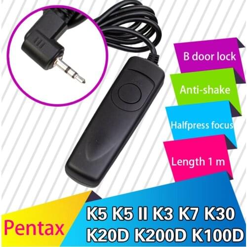 BIZOE Pentax K1 K5 II S K3 K7D K50 K30 shutter release K20D 10D SLR K200D K110D K100D camera 645Z D time-lapse photography acc