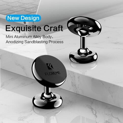 New double sided car center console magnetic suction bracket creative rotating car holder is suitable for all mobile phones