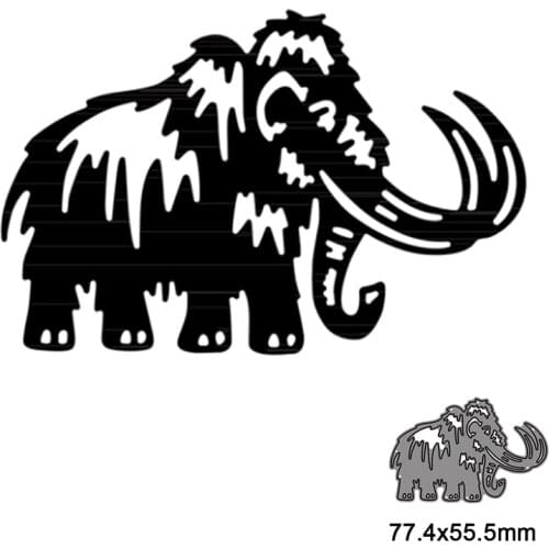 Metal Cutting Dies Cut Die Mold Animal Elephant Decoration Scrapbook Paper Craft Knife Mould Blade Punch Stencils Dies New