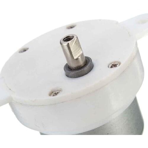 DC 12V Micro Motor 3 RPM High Torque Cylinder Electric Micro Motor Gearbox Slow Down Mute For Small Display Stand Mayitr