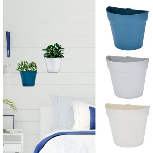 Wall Hanging Planter Durable Wall-mounted Plant Flower Pot Plant Holder Vase Hanger for Home Office Wall Decoration