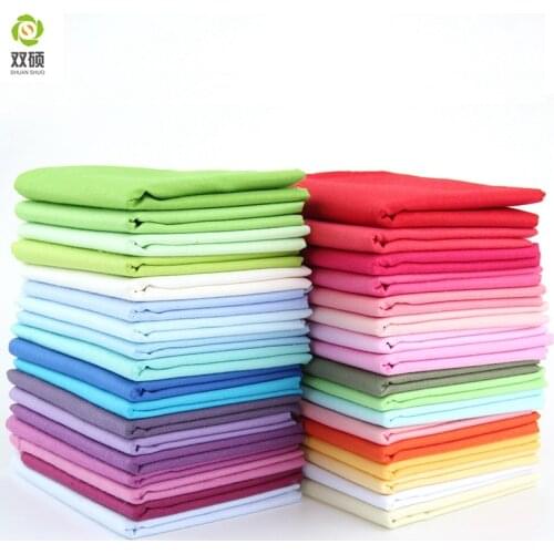 New Solid Tissus Cotton Fabric Telas Patchwork Fabric Charm & Quarter Bundles Fabric For Sewing DIY Crafts 20*25CM 40*50CM