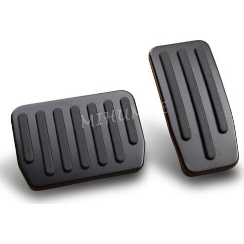 Steel Performance Gas Accelerator Brake Pedal Pad Cover For Tesla Model 3 2018-2020 Black