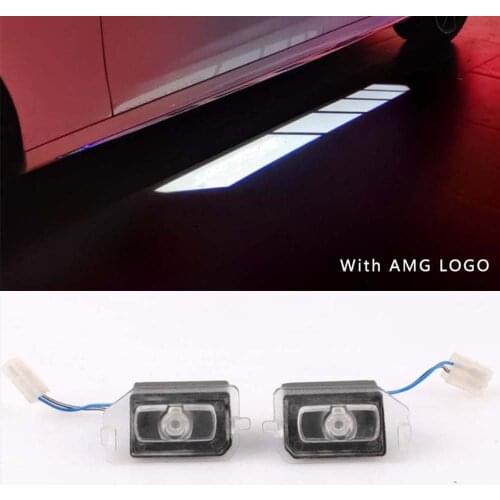Ambient Light LED Rearview Mirror Carpet Lamp For Mercedex-Benz C /E/ GLC Class W205 W213 X253 c300 C200L E300L E260L