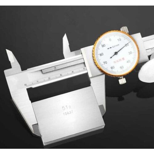 0-150mm 0.01mm 0.02mm High Precision Dial Caliper Micrometer Double-way Shockproof Metric Measuring Tools