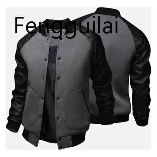 2020 New Brand Baseball Coats Jackets 2020 Fashion Design Spring Autumn Winter Sports Slim Fit Jacket Men Brand Size XS- 5XL