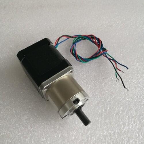 3pcs/lot 4-lead Nema17 Stepper Motor 42 motor Extruder Gear Stepper Motor Ratio 5:1 Planetary Gearbox Nema 17 Step Motor