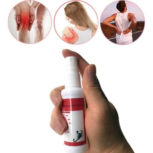 50ml Scorpion Venom Spray Muscle Massage Essential Oils Cold Compress Lumbar Disc Protrusion Muscle Joint Pain Ointment Patches