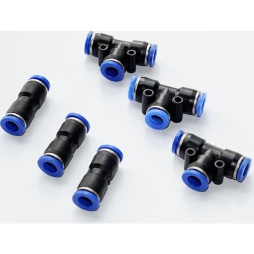 6/Pcs Dental Lab Air Compressor Tubes Adapter Joint Connectors 2 Types Chairs Stools For Dentistry Clinic