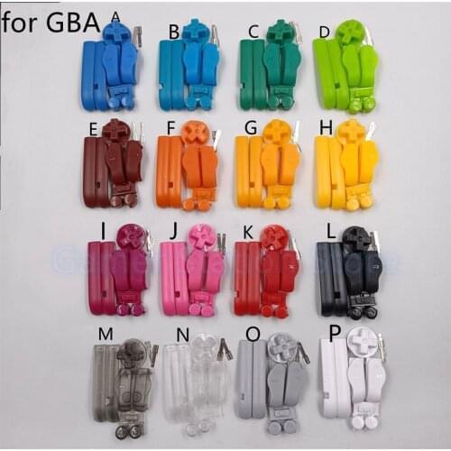 64sets For High quality Game Boy Advance L R Buttons Keypads for GBA console Power ON OFF Buttons replacement accessories