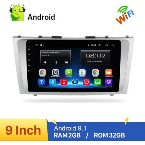 9" 2din Android 9.1 Car Radio Stereo GPS Navigation For Toyota Camry 2007 2008 2009 2010 2011 Car Multimedia Player Head Unit