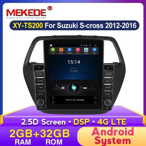 MEKEDE 2G RAM 32G ROM 4G LTE For Suzuki S-Cross SX4 2014 2015 2016 2017 Multimedia Stereo Car Auto Radio Player Navigation GPS