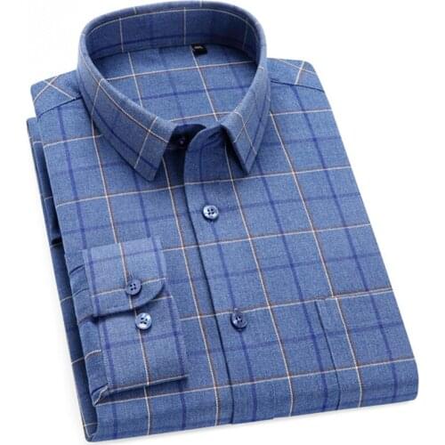 Bamboople Mens Flannel Shirts