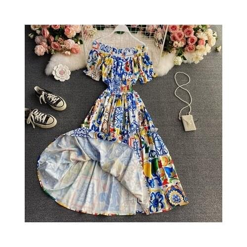 Banulin Off-the-shoulder Summer Dresses