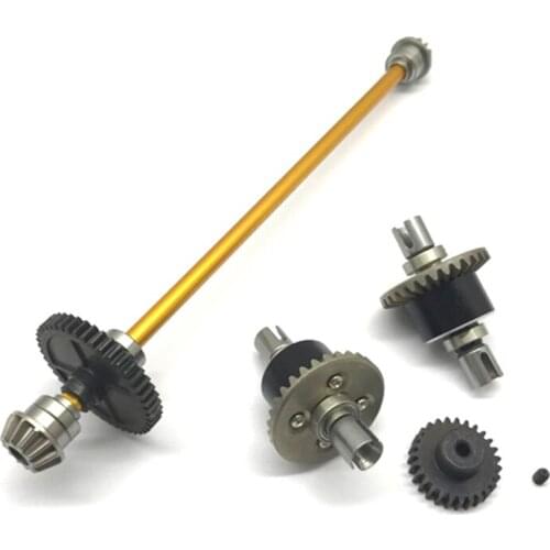 Wltoys 144001 parts Spare Parts Metal Differential Central Drive Shaft Reduction Gear Motor Gear for WLtoys 144001 1/14 RC Car