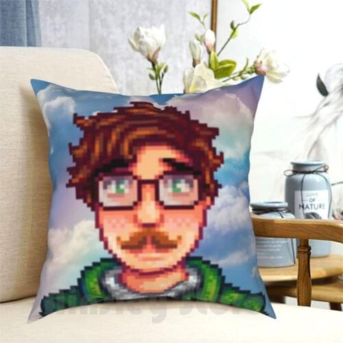 Stardew Valley : Harvey Pillow Case Printed Home Soft DIY Pillow cover Harvey Stardew Valley Game Video Game