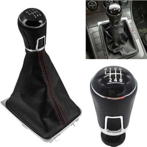 For VW Golf 7 VII A7 MK7 GTI GTD 2013 2014 2015 2016 2017 2018 Gear Shift Knob PU Leather Gaiter Boot Cover Case Dust Cover