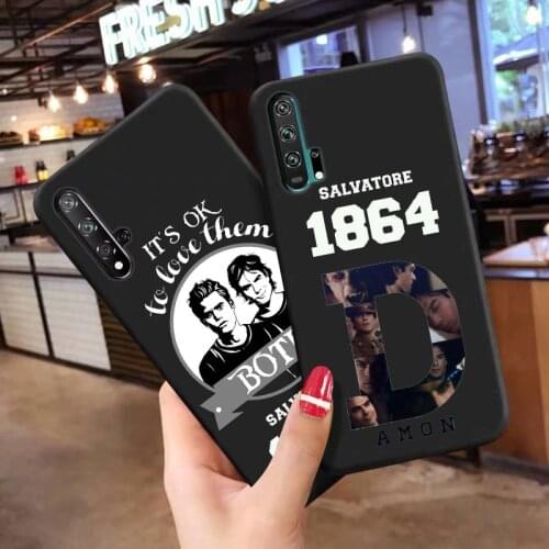 Vampire Diaries black TPU Soft Phone for P20lite P30lite Stefan Damon Salvatore phone case for HUAWEI P30pro P40 lite P40pro